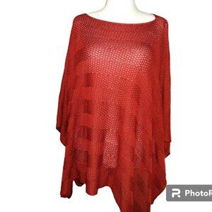 NY&C Burnt Red Pullover Cape